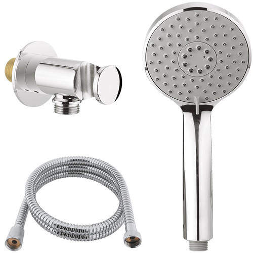 Crosswater Wisp LP Premium Shower Kit (3 Mode, Chrome).