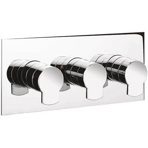 Crosswater Wisp Shower Valve With 3 Outlets & Diverter (Chrome).