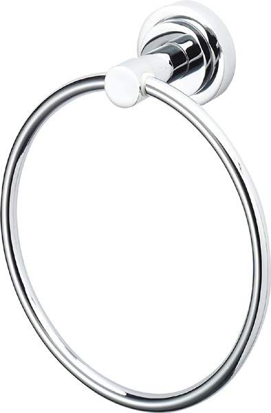 Deva Abbie Towel Ring (Chrome).