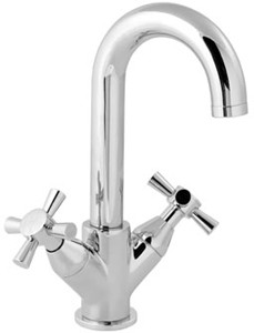 Deva Apostle Mono Basin Mixer Tap With Swivel Spout And Pop Up Waste.