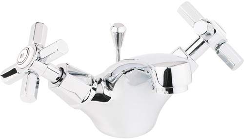 Deva Artesian Mono Basin Mixer Tap With Pop Up Waste (Chrome).