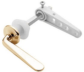 Deva Spares Contract Toilet Cistern Lever (Gold).