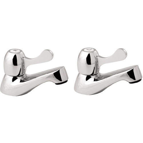 Deva Lever Action Lever Bath Taps (Pair).