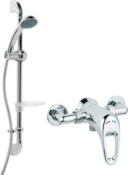 Deva Excel Manual Exposed Shower Kit (Chrome).