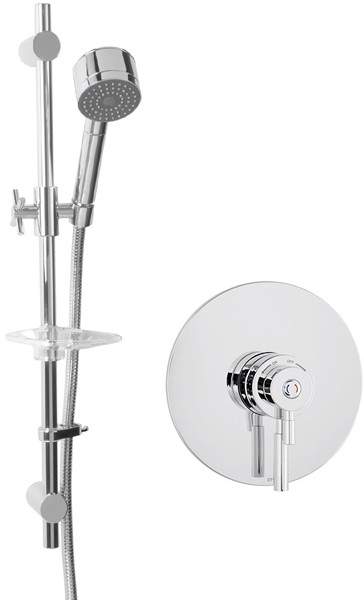 Deva Vision TMV2 Thermostatic Concealed Shower Valve Kit (Chrome).