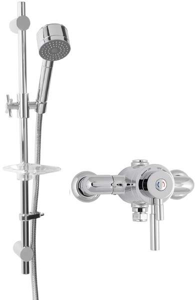 Deva Vision TMV2 Thermostatic Exposed Shower Valve Kit (Chrome).