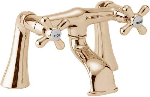 Deva Consort Bath Filler Tap (Gold).