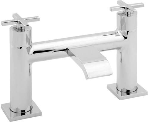 Deva Crux Bath Filler Tap (Chrome).