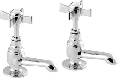 Deva Durham Bath Taps (Pair, Chrome).