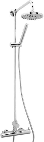Deva Dynamic Thermostatic Shower Set With Valve, Riser & Head.