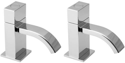 Deva Edge Bath Taps (Pair).