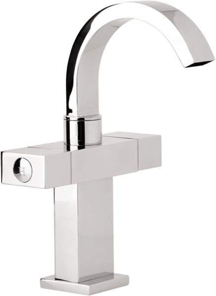 Deva Edge Mono Basin Mixer Tap With Swivel Spout.