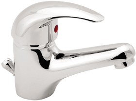 Deva Eider Enviro-Klick Mono Basin Mixer Tap With Pop Up Waste (Chrome).