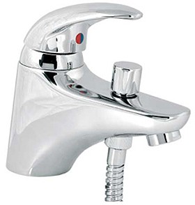 Deva Elan Mono Bath Shower Mixer Tap With Shower Kit.