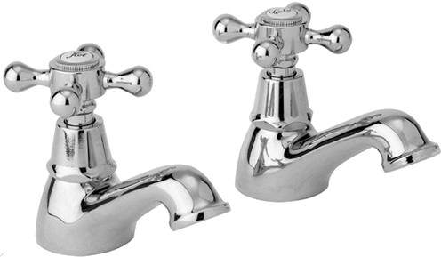 Deva Empire Bath Taps (Pair, Chrome).