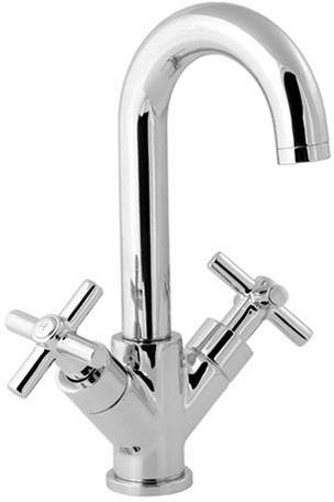 Deva Expression Mono Basin Mixer Tap With Swivel Spout And Pop Up Waste.