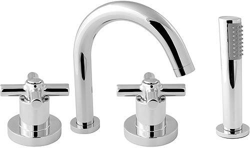 Deva Expression 4 Hole Bath Shower Mixer Tap.