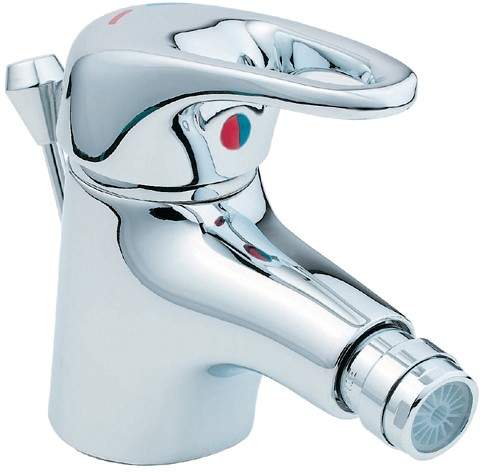 Deva Excel Mono Bidet Mixer Tap With Pop Up Waste (Chrome).