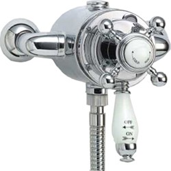 Deva Georgian Traditional Exposed Thermostatic Shower Valve (Chrome).