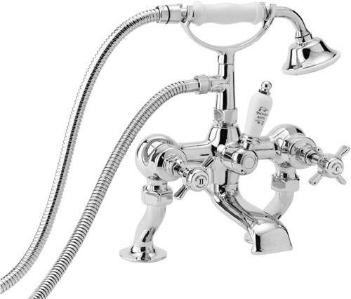 Deva Imperial Bath Shower Mixer Tap With Shower Kit (Chrome).