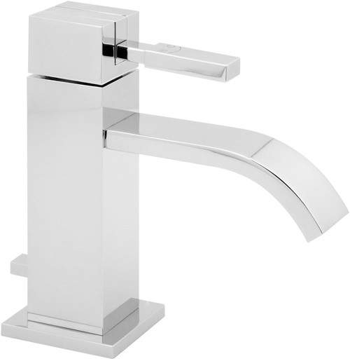 Deva Jala Mono Basin Mixer Tap With Pop Up Waste (Chrome).