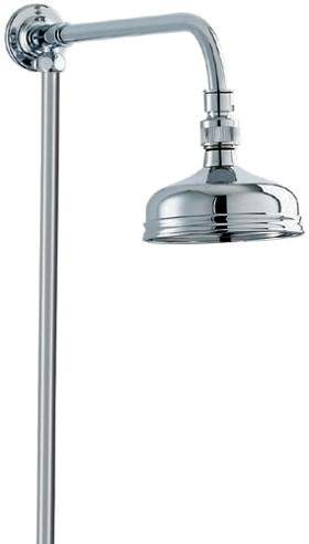 Deva Shower Kits Traditional Rigid Riser Kit With 5" Rose (Chrome).