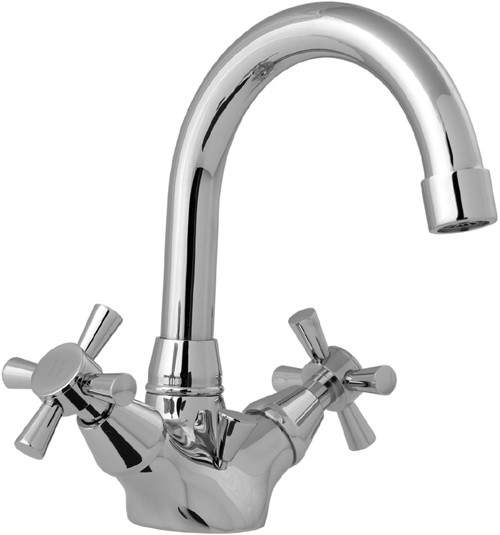 Deva Milan Mono Basin Mixer Tap With Swivel Spout.