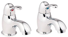 Deva Provence Bath Taps (Pair, Chrome).