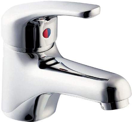 Deva Revelle Mini Mono Basin Mixer Tap (Chrome).