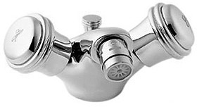 Deva Senate Mono Bidet Mixer Tap With Pop Up Waste (Chrome).