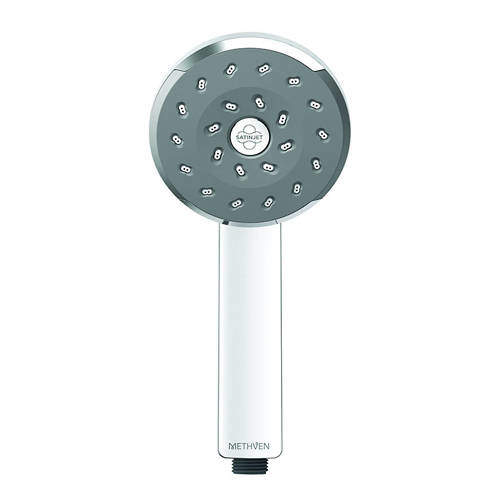 Methven Kiri Satinjet Shower Handset  (Chrome & Graphite).