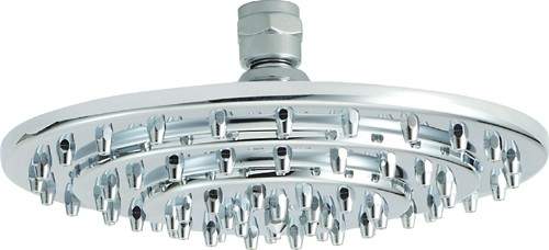 Deva Shower Heads 8" Shower Head With Swivel Joint (Chrome).