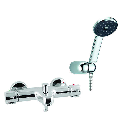 Deva Lever Action Wall Mounted Thermostatic Bath Shower Mixer Tap.