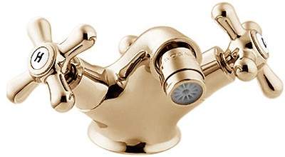 Deva Regency Mono Bidet Mixer Tap With Pop Up Waste (Gold).