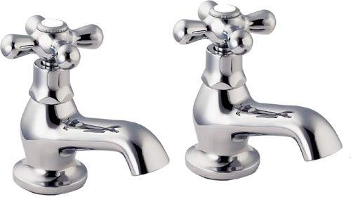 Deva Regency Bath Taps (Pair, Chrome).