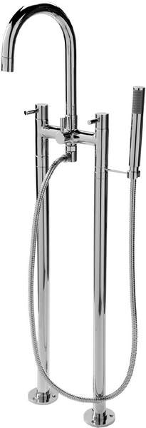 Deva Vision Bath Shower Mixer With Stand Pipes And Shower Kit.