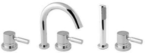 Deva Vision 5 Hole Bath Shower Mixer Tap.