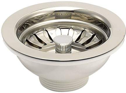 Deva Wastes 1 1/2" Kitchen Sink Waste, Flange & Strainer. (Stainless Steel)