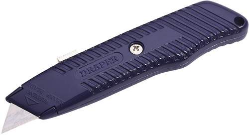 Draper Tools Trimming knife with retractable blade and 5 spare blades.