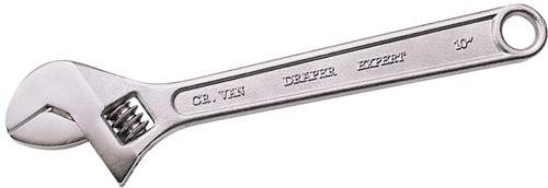 Draper Tools Expert adjustable wrench. 150mm. 19mm Capacity.