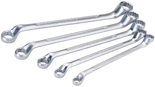 Draper Tools 5 Piece Cranked Metric Spanner Set.