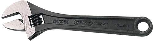 Draper Tools Black adjustable wrench 150mm. 24mm Capacity.