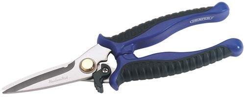 Draper Tools Soft grip universal snips. 200mm.