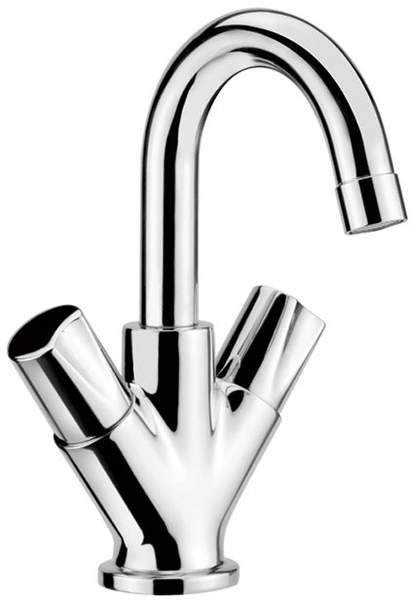 Vado Ixus Low Spout Mono Basin Mixer With Pop-Up Waste.