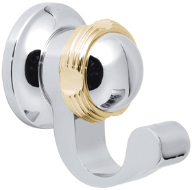 Vado Nautiq Robe Hook with Gold Trim.