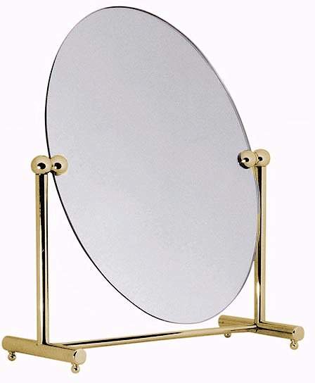 Vado Tournament Free-standing  Mirror. 305x440mm (Gold).