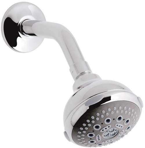 Vado Shower Chrome 4 function shower head and arm.