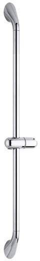 Vado Shower 600mm Y-Class slide rail with push button control in chrome.