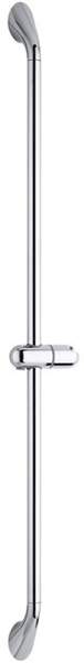 Vado Shower 900mm Y-Class slide rail with push button control in chrome.