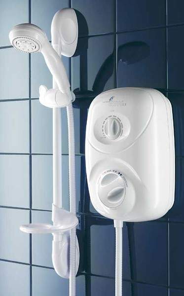 Galaxy Showers G1000LX Manual Power Shower (White).
